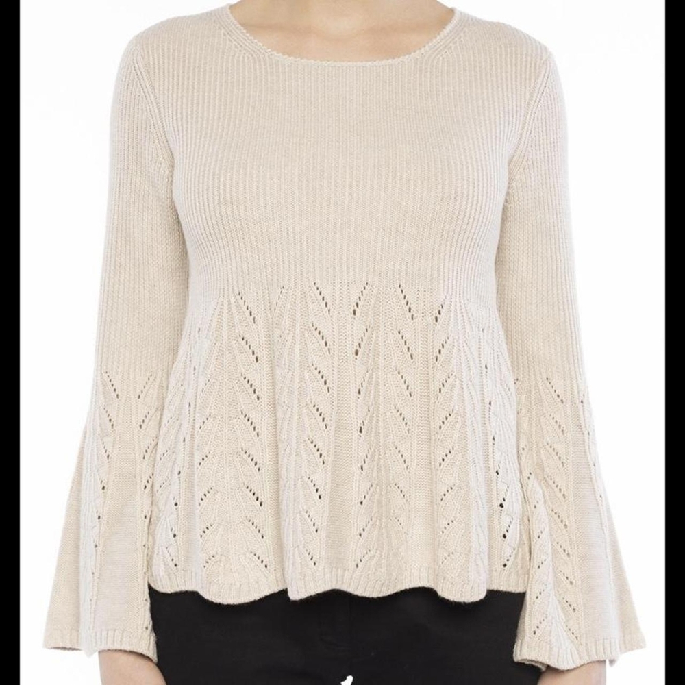 See By Chloe Knit Bell Sleeve Sweater size small